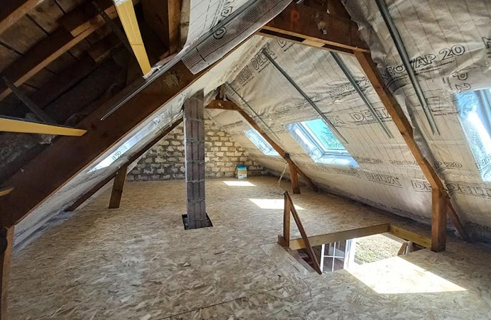 Réalisation SODIP : façade rénovée dans le Finistère