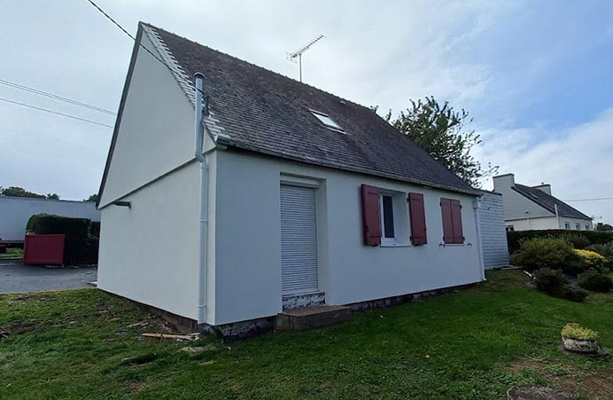 Rénovation énergétique de façade en Finistère